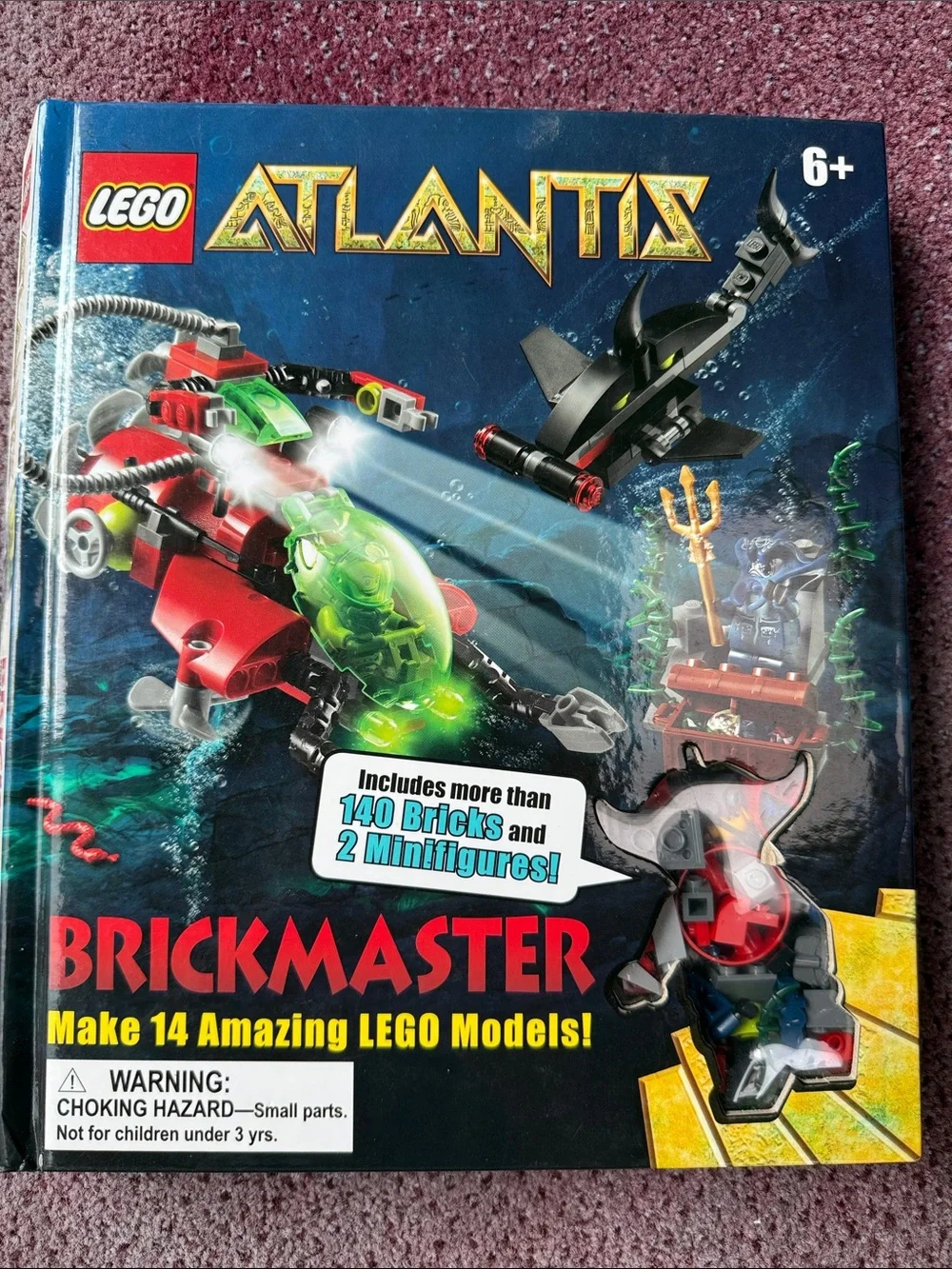 LEGO Atlantis BRICKMASTER Book/set New Sealed DK Publishing New